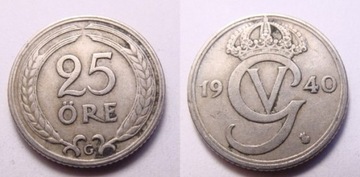 Szwecja 25 ore 1940 r.