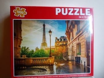 Puzzle wieża Eiffla Paryż nowe 1000 elementów