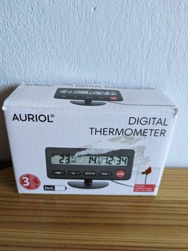 Termometr cyfrowy z sygnałem ostrzegawczym Auriol