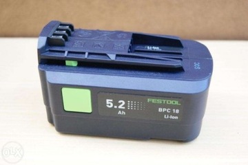 FESTOOL BPC 18 bateria akumulator 18v 5,2Ah li-ion