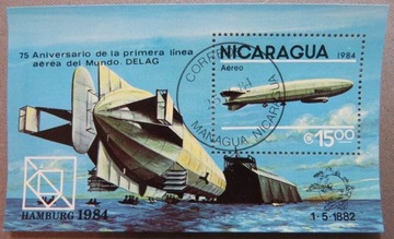 Nikaragua 75 Anniversary Graf Zeppelin's SW 2586
