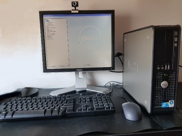 DELL OPTIPLEX 760  Z MONITOREM I KLAWIATURĄ