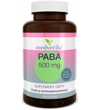 Medverita PABA witamina B10 około 25 zamiast 50