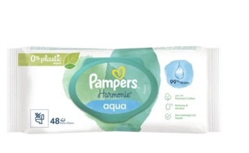 PAMPERS chusteczki nawilżane Aqua Harmonie 10x 48 