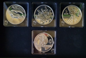 Oficjalne srebrne monety Igrzysk Olimpijskich Rio 2016