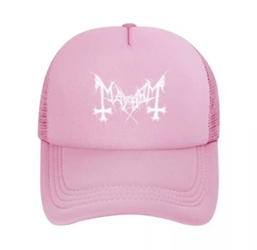 MAYHEM CZAPKA Z DASZKIEM TRUCKER BLACK METAL PINK