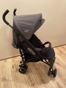 Graco, Travelite, wózek spacerowy, Black Grey