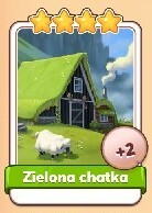 Zielona chatka Coin Master 1 karta