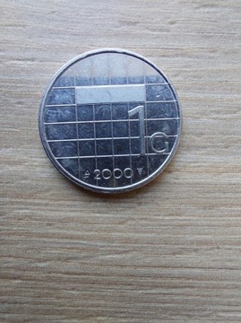 Holandia 1 gulden 2000 stan II łuk z gwiazdką