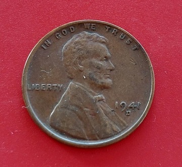 Moneta USA 1 cent 1941D