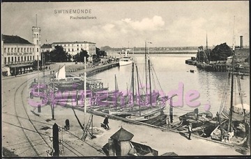 ŚWINOUJŚCIE Swinemunde port  Trenkler  Swi. 3 1905