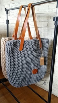 Torba na ramię SHOPPER BAG ze sznurka