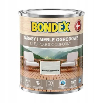 Bondex olej pogodoodpo 0,75l srebrno-szary modrzew