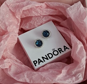 Pandora charms z Niebieskim oczkiem