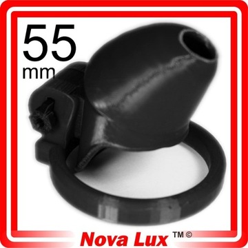 Lekki pas cnoty Nova Lux 75 black, ring 55mm