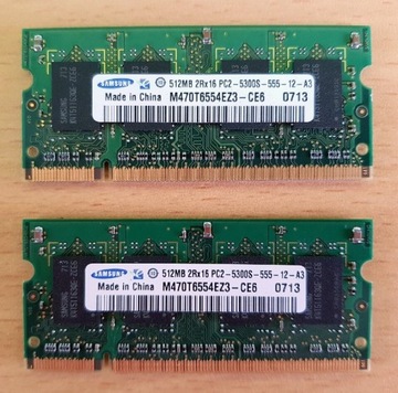 Pamięć RAM Samsung M470T6554EZ3-CE6 1GB 
