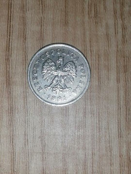Moneta 50 groszy 1991 rok 