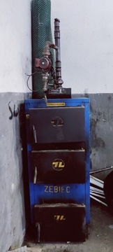 Kocioł stalowy grzewczy z termowentylatorem KWM23