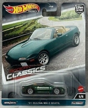 1991 Mazda MX-5 Miata - Modern Classics Hot Wheels