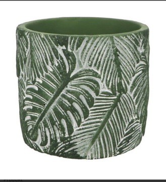 Osłonka ceramiczna cylinder zielona
