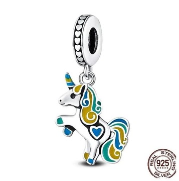 Charms Pandora Jednorożec Srebro 925