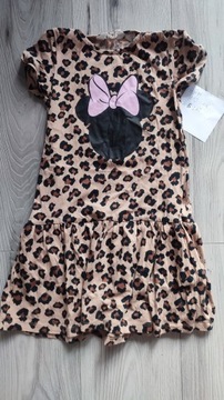 Sukienka H&M Minnie rozmiar 110 116 4 do 6 lat