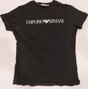 T-shirt Emporio Armani czarny rozmiar R