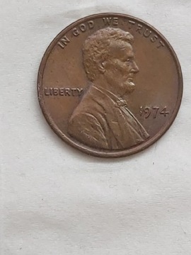 158 USA 1 cent, 1974