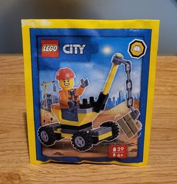 Lego City 952401 Pracownik budowlany plus dźwig