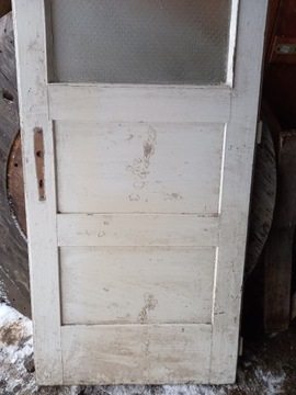 stare drzwi drewniane pojedyńcze