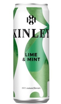 KINLEY Napój gazowany Lime & Mint 250ml WYPRZEDAŻ