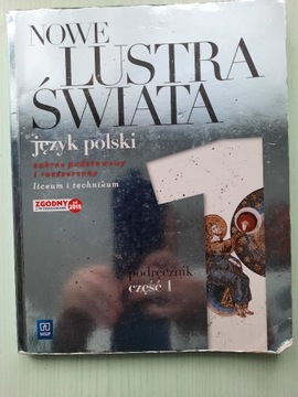 Podręcznik do polskiego Nowe Lustra Świata cz. 1