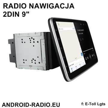 Radio Android GPS 2DIN 9" IPS 1280*720 2GB+32GB 