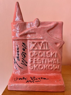 Statuetka z autografem Jacka Wszoły Polskiego Lekkoatlety