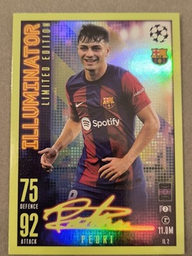 Match Attax Exstra 2023/24 illuminator PEDRI 