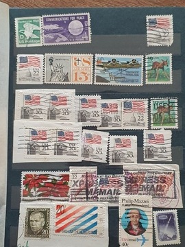 USA zestaw znaczkow widocznych ,sprzedam