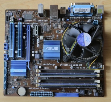 ASUS P5G41C-MLX + Core2Duo E8500 3,16GHz +2GB DDR2