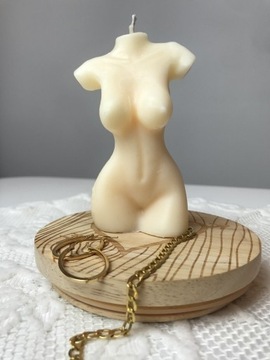  Świeczka kobieta ciało - body art woman candle 3D
