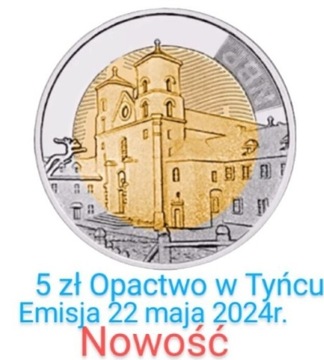 10 x 5 zł Odkryj Polskę 2024 r - Opactwo w Tyńcu 