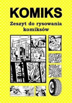 Zeszyt do rysowania komiksu, A4, KOMIKS