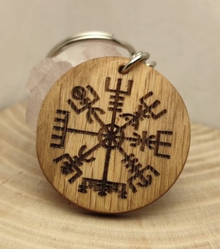 BRELOK VEGVISIR - Kompas Wikingów, AMULET PREZENT