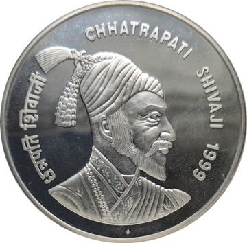 Indie 100 rupees 1999, Ag KM#301