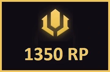 LEAGUE OF LEGENDS RIOT POINTS RP 1350RP