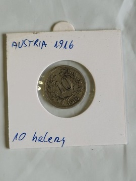 Austria 10 halerzy, 1916