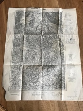 Mapa Czechosłowacji 1932 r. niemiecka
