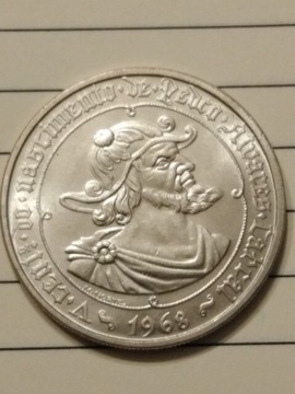 Moneta 50 eskudos 1968 Portugalia