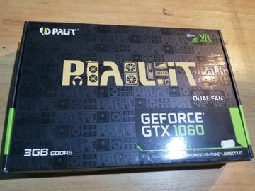 NVidia GEFORCE PALIT GTX 1060 3GB