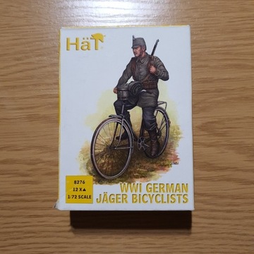 Hat 8276 1:72 German Jaeger Bicyclists, NOWY