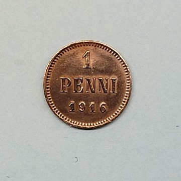 1916 Finlandia  1 pennia