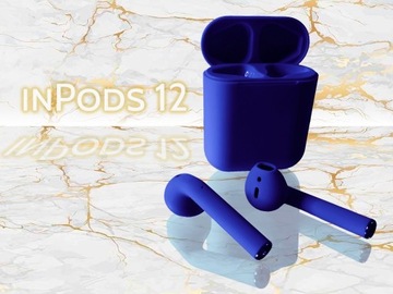 Słuchawki InPods12 simple bezprzewodowe